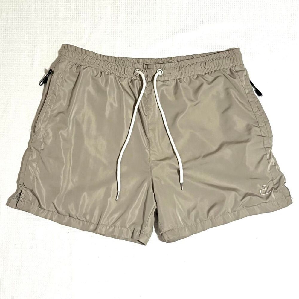 Diamond Supply Co. Men's Sz Medium Beige/Tan Athletic Windbreaker Shorts